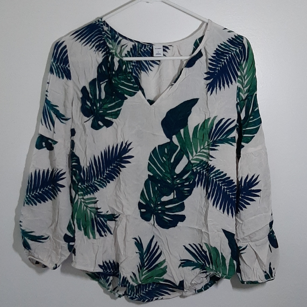 Old Navy Tropical Blouse